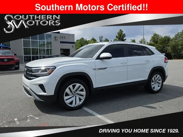 White 2020 Volkswagen Atlas Cross Sport 3.6L V6 SE w/Technology for sale in Savannah, GA