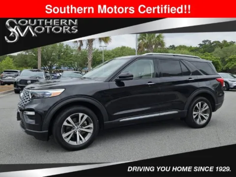 Black 2020 Ford Explorer Platinum for sale in Savannah, GA