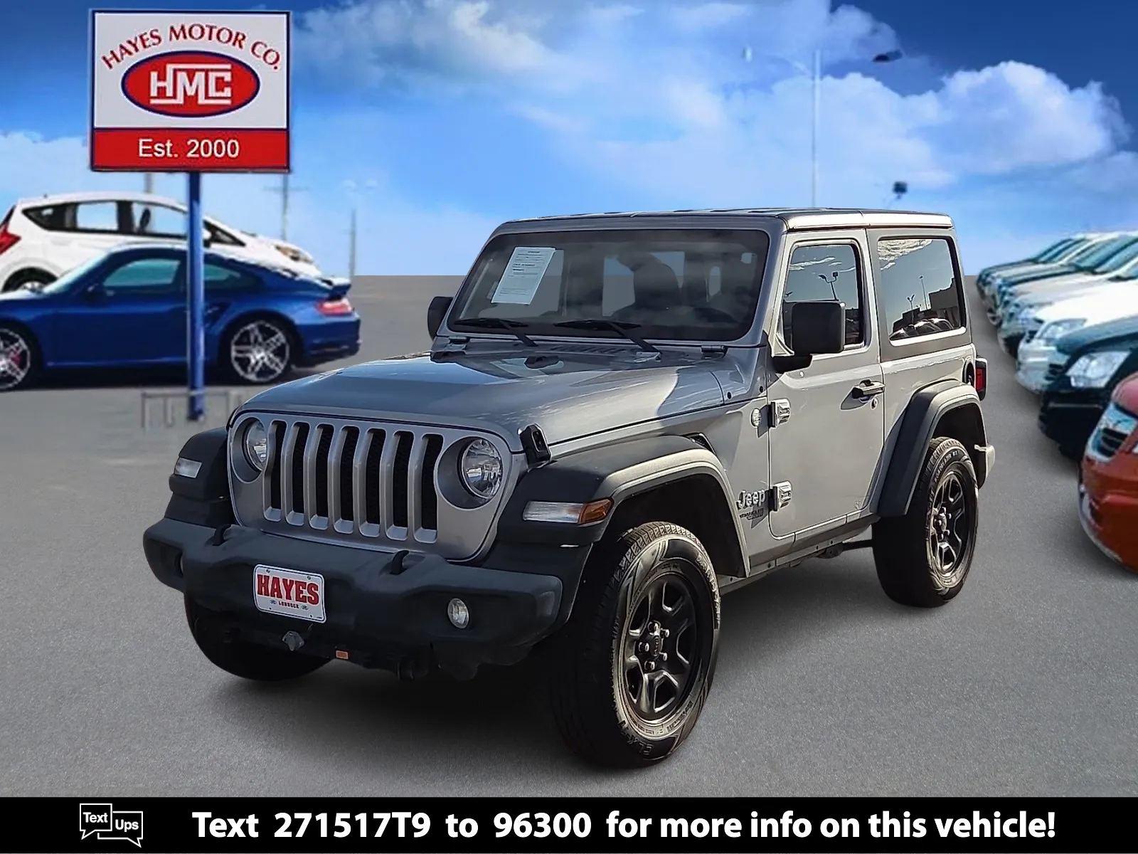 Silver 2018 Jeep Wrangler Sport for sale in Lubbock, TX