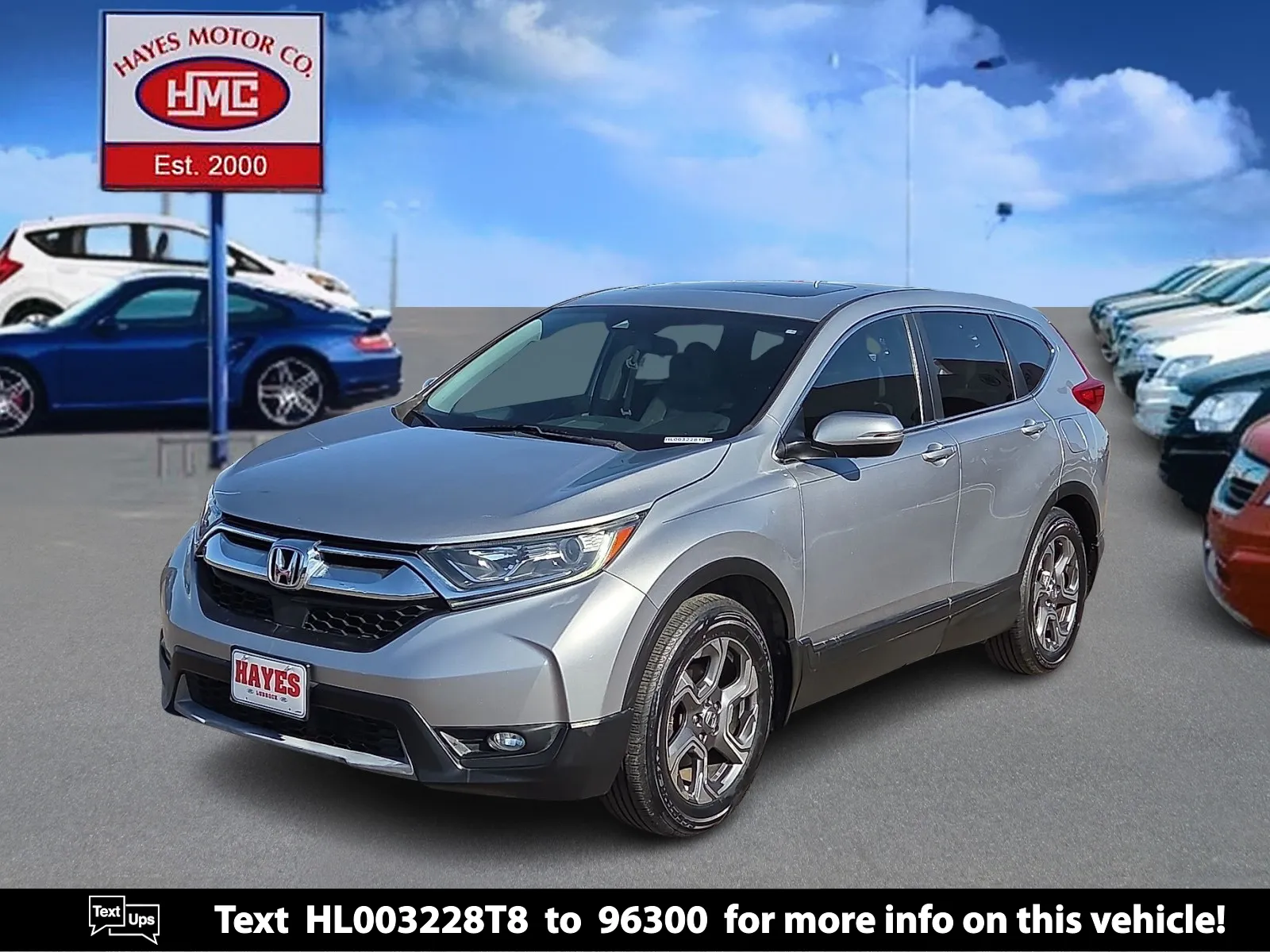 Silver 2017 Honda CR-V EX-L for sale in Lubbock, TX