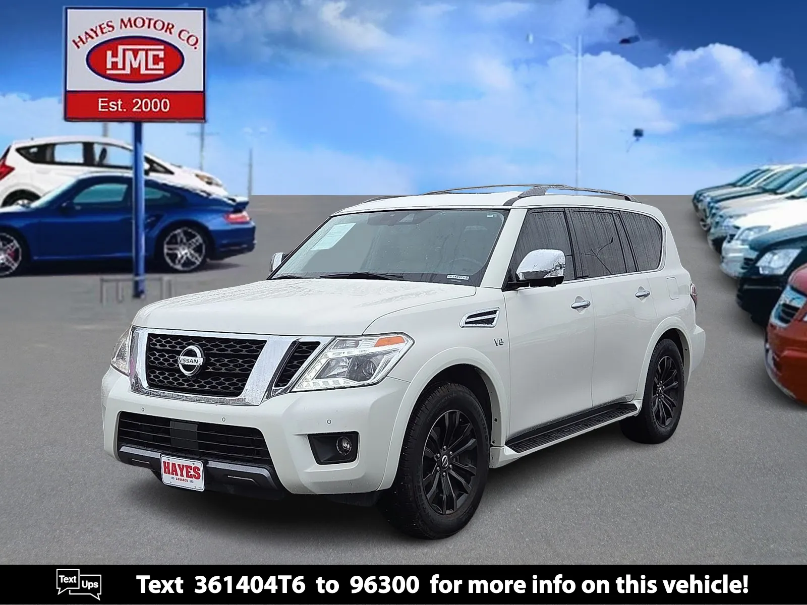 White 2020 Nissan Armada Platinum for sale in Lubbock, TX