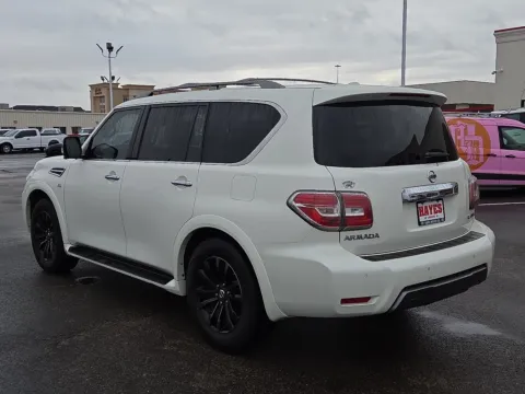 Another view of 2020 Nissan Armada Platinum for sale in Lubbock, TX at Hayes Motor Company
