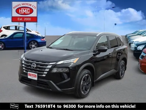 Black 2025 Nissan Rogue SV for sale in Lubbock, TX