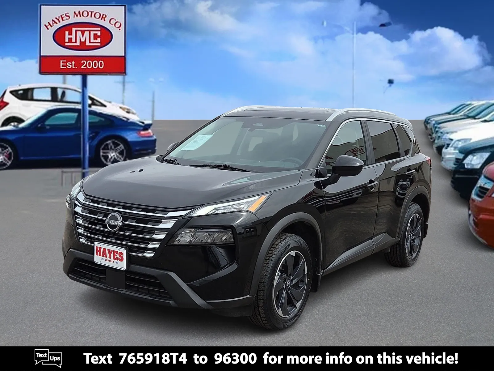 Black 2025 Nissan Rogue SV for sale in Lubbock, TX