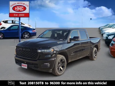 Black 2025 Ram 1500 Big Horn/Lone Star for sale in Lubbock, TX