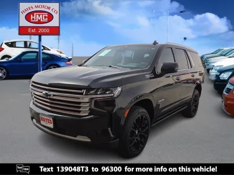 Black 2023 Chevrolet Tahoe High Country for sale in Lubbock, TX