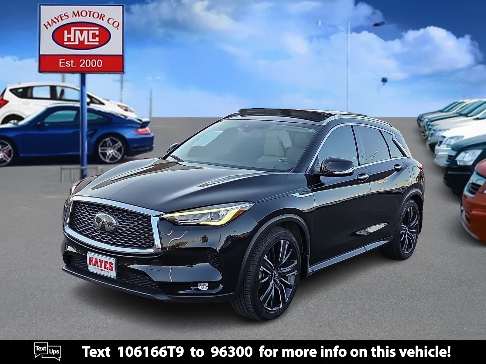 Black 2019 INFINITI QX50 LUXE for sale in Lubbock, TX