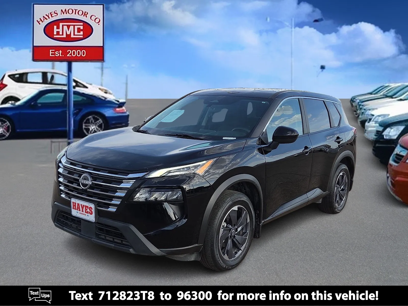 Black 2024 Nissan Rogue SV for sale in Lubbock, TX