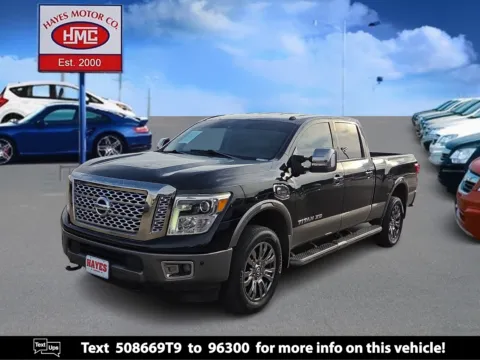 Black 2019 Nissan Titan XD Platinum Reserve for sale in Lubbock, TX