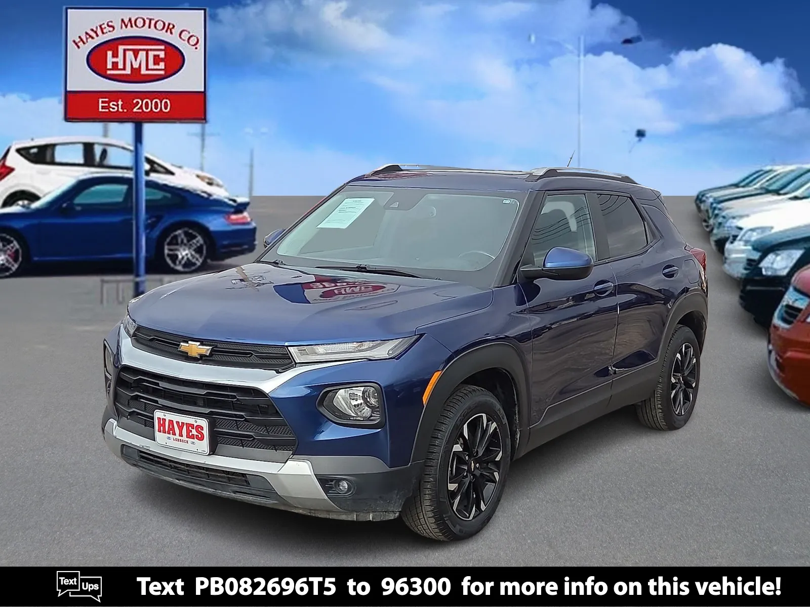 Blue 2023 Chevrolet TrailBlazer LT for sale in Lubbock, TX