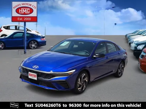 Blue 2025 Hyundai Elantra SEL Sport for sale in Lubbock, TX