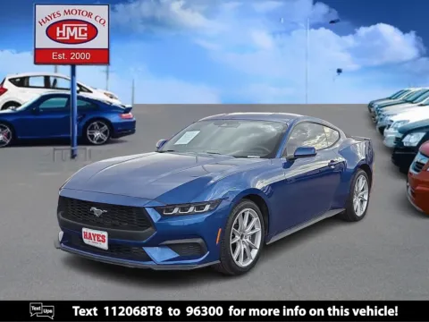 Blue 2024 Ford Mustang EcoBoost for sale in Lubbock, TX