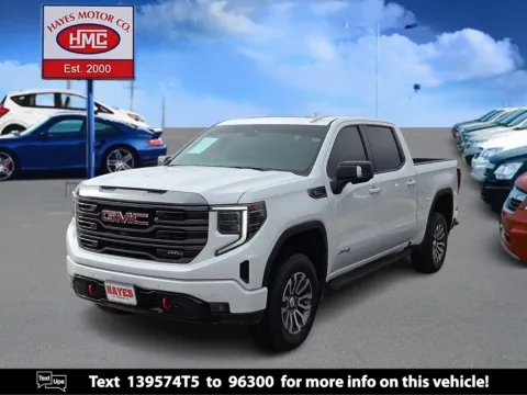 White 2023 GMC Sierra 1500 AT4 for sale in Lubbock, TX