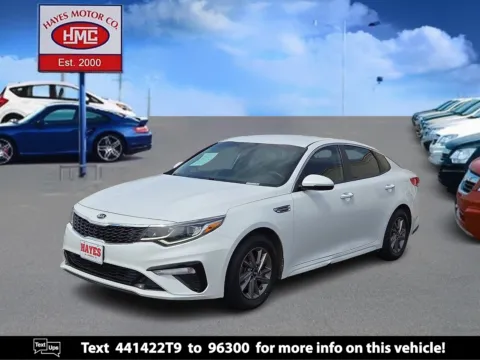 White 2020 Kia Optima LX for sale in Lubbock, TX