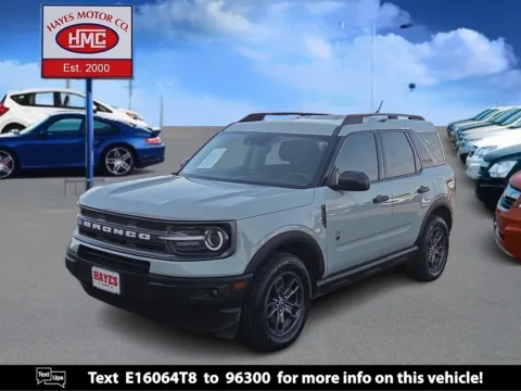 Gray 2022 Ford Bronco Sport Big Bend for sale in Lubbock, TX