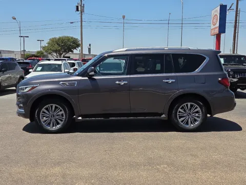 Photos of 2024 INFINITI QX80 LUXE for sale in Lubbock, TX at Hayes Motor Company