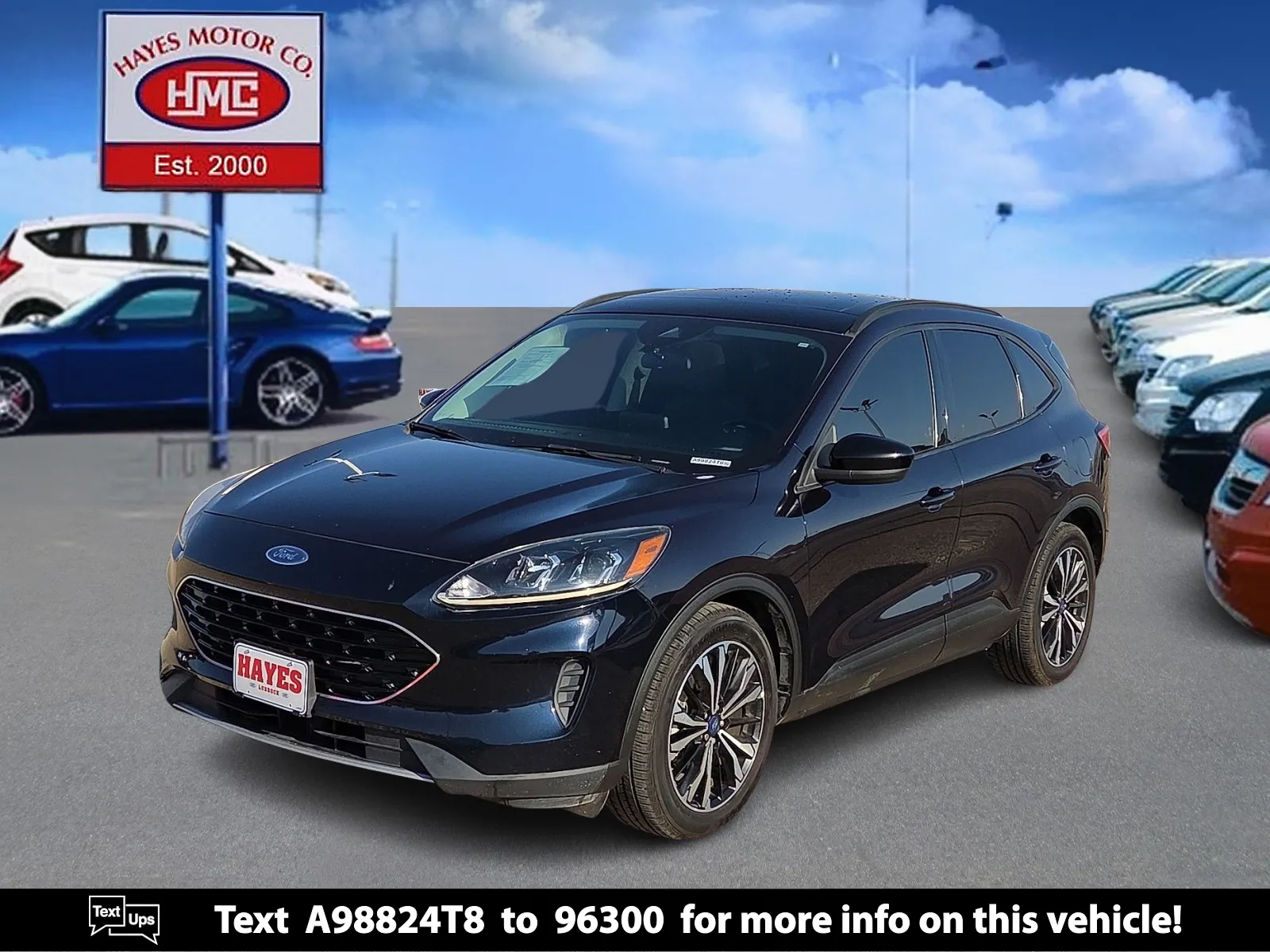Blue 2021 Ford Escape SE for sale in Lubbock, TX