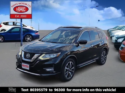 Black 2019 Nissan Rogue SL for sale in Lubbock, TX