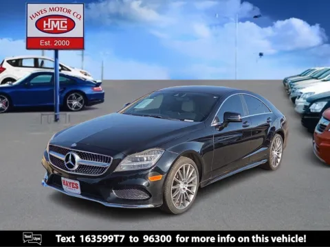 Black 2016 Mercedes-Benz CLS 400 for sale in Lubbock, TX