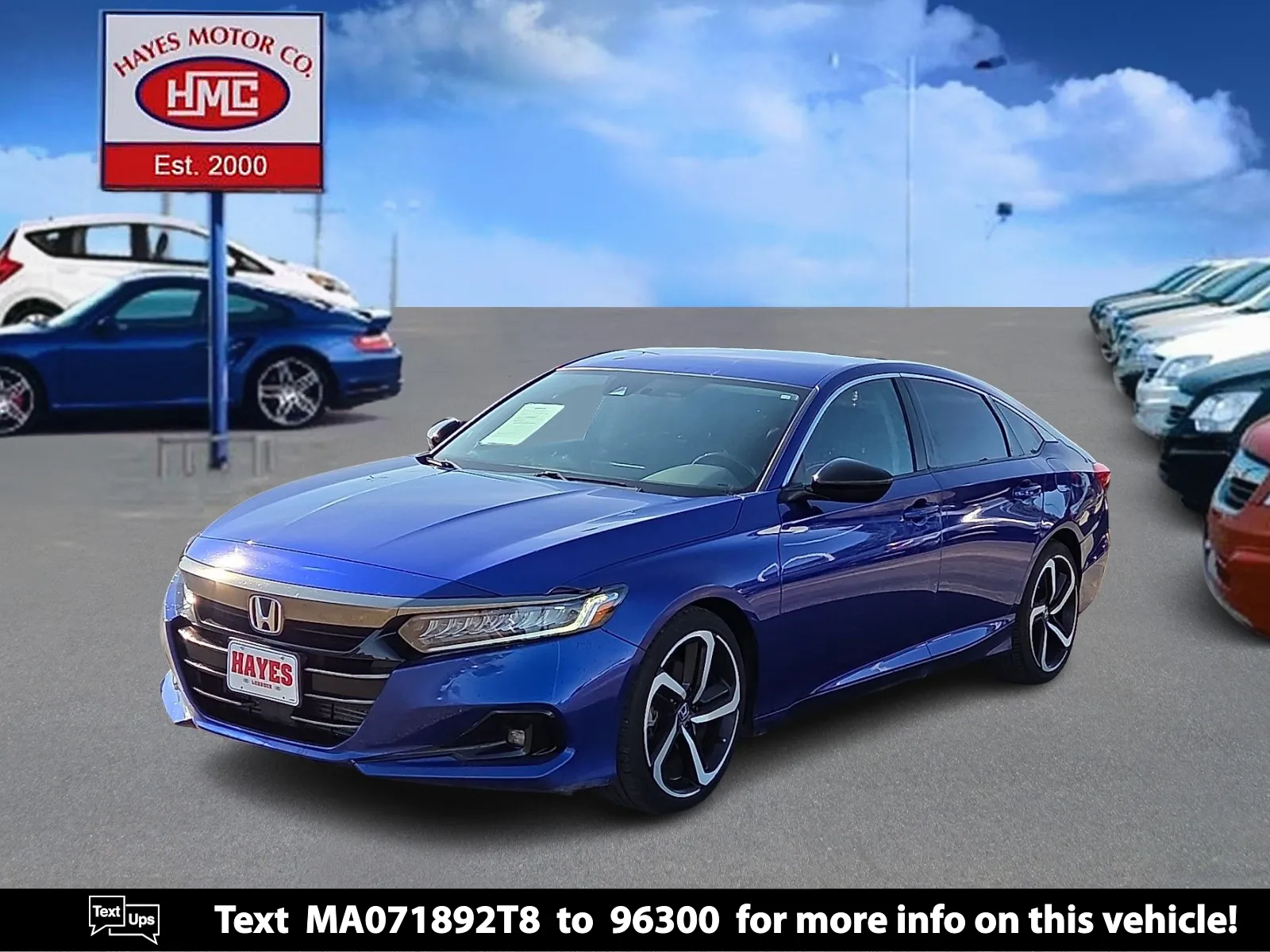 Blue 2021 Honda Accord Sport Special Edition for sale in Lubbock, TX