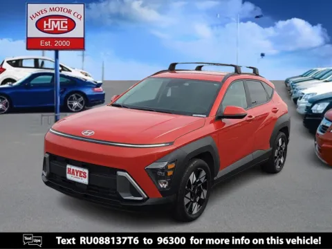 Orange 2024 Hyundai Kona SEL for sale in Lubbock, TX