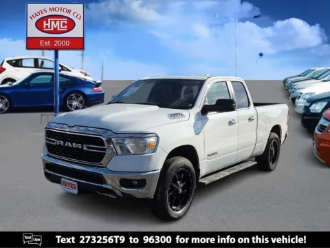 White 2022 Ram 1500 Big Horn/Lone Star for sale in Lubbock, TX