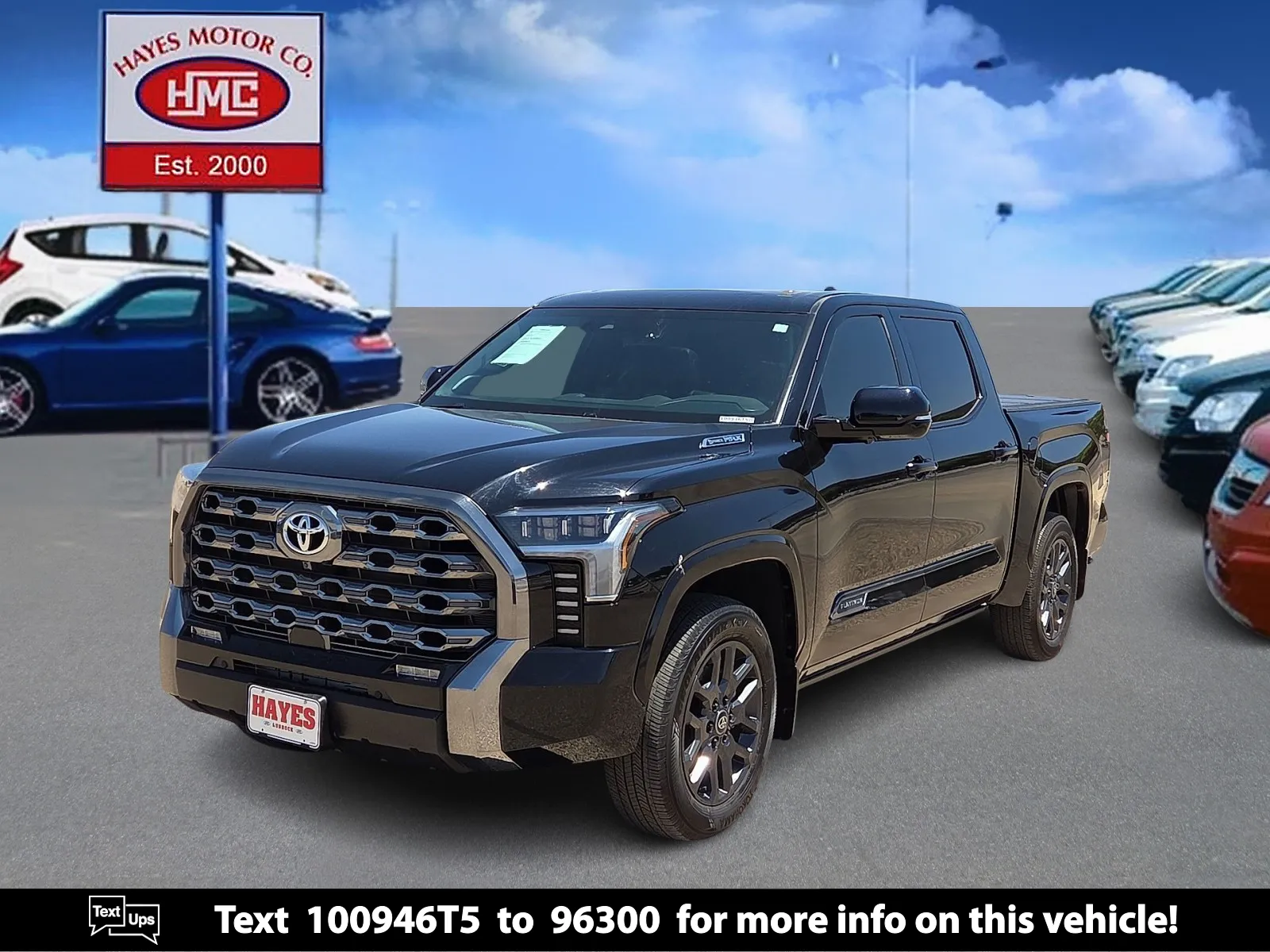 Black 2025 Toyota Tundra Hybrid Platinum for sale in Lubbock, TX