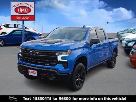 Blue 2025 Chevrolet Silverado 1500 LT Trail Boss for sale in Lubbock, TX
