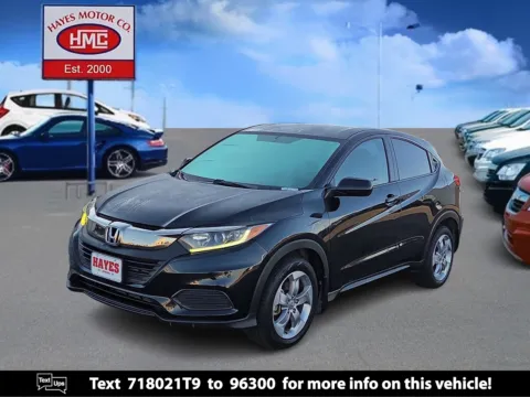 Black 2019 Honda HR-V LX for sale in Lubbock, TX
