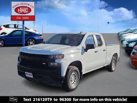 White 2019 Chevrolet Silverado 1500 WT for sale in Lubbock, TX