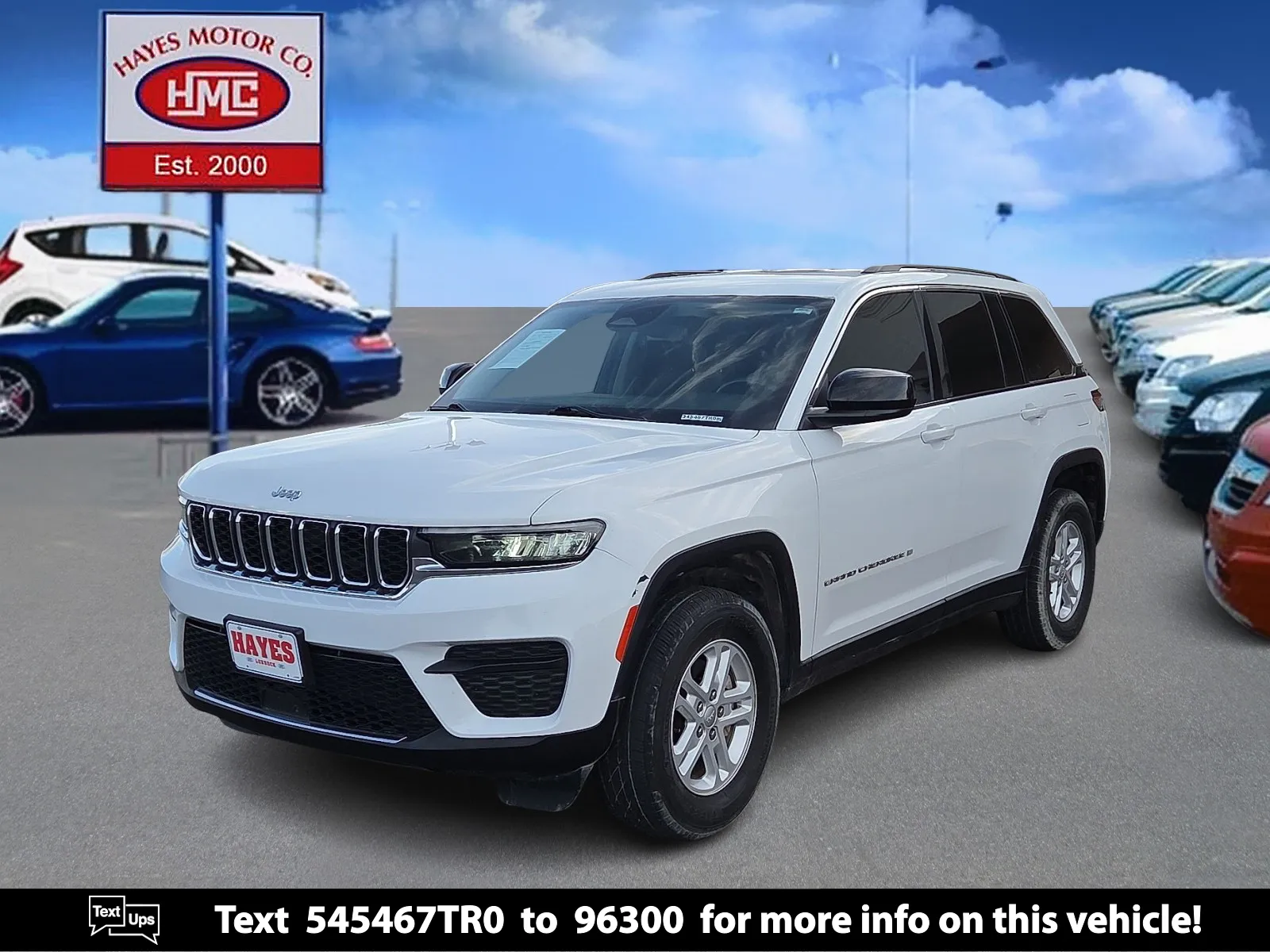 White 2023 Jeep Grand Cherokee Laredo for sale in Lubbock, TX