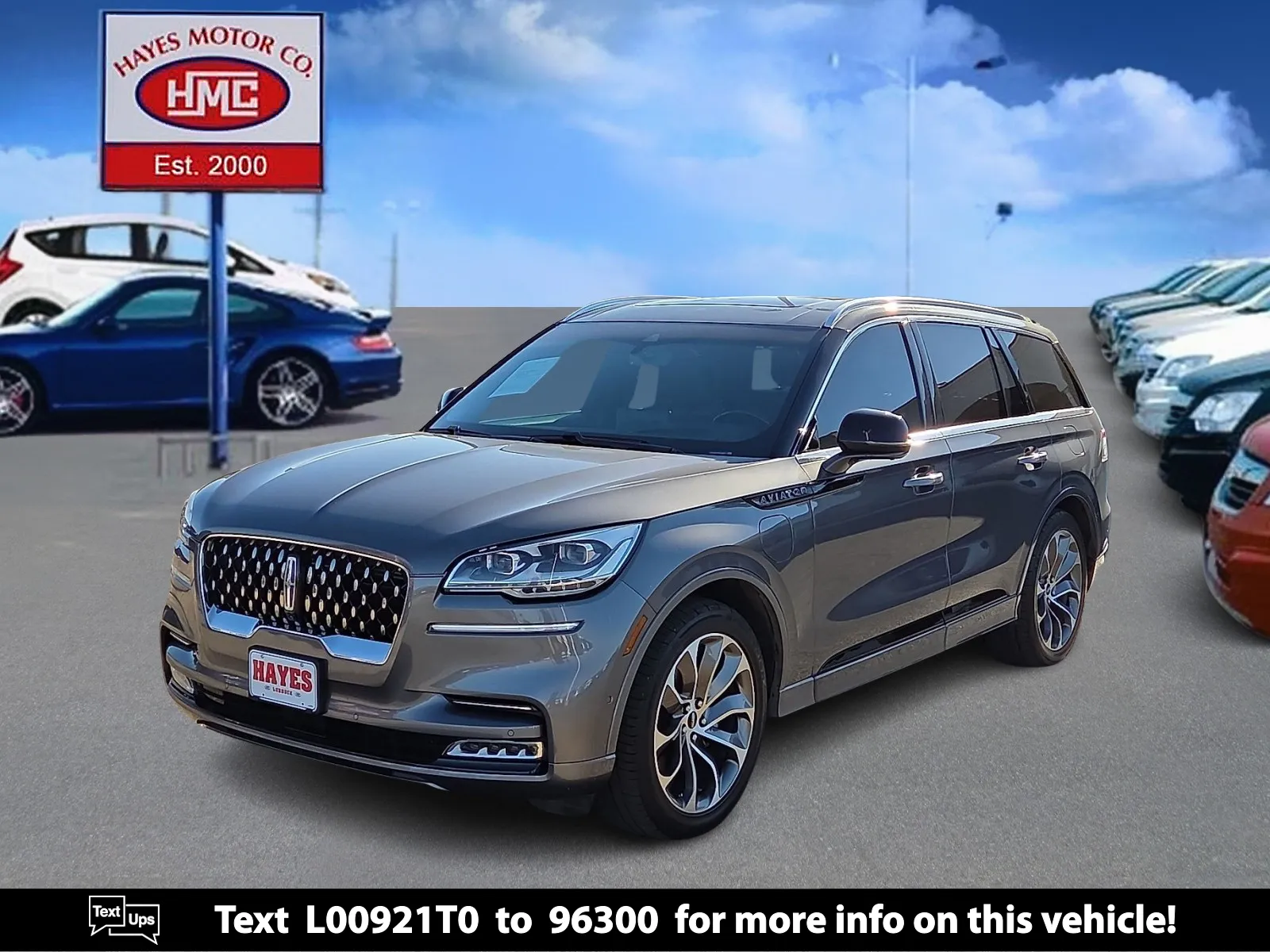 Gray 2022 Lincoln Aviator Plug-In Hybrid Grand Touring for sale in Lubbock, TX
