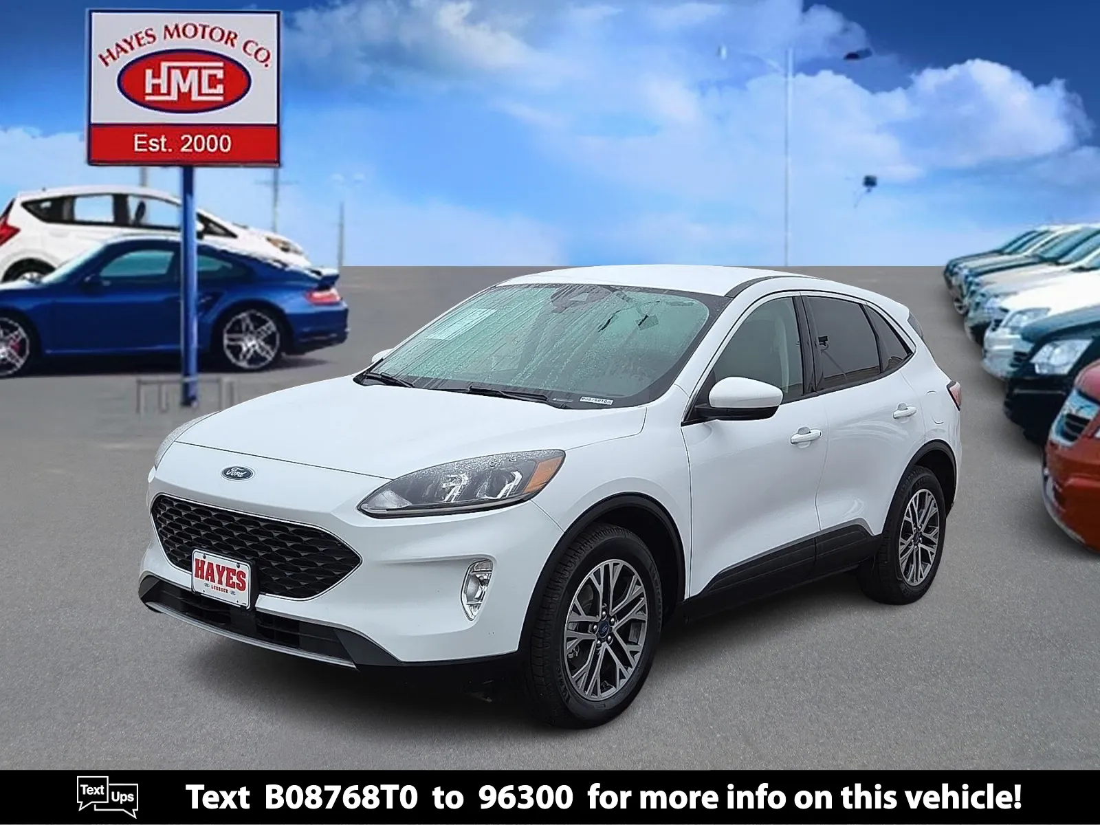 White 2022 Ford Escape Hybrid SEL for sale in Lubbock, TX