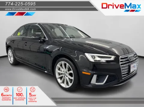 Black 2019 Audi A4 Premium Plus Sedan 4D for sale in West Bridgewater, MA