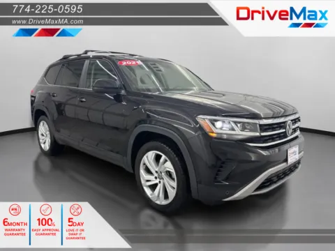 Black 2021 Volkswagen Atlas SE 4Motion w/Tech Pkg Sport Utility 4D for sale in West Bridgewater, MA