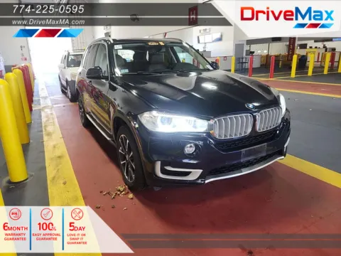 Blue 2016 BMW X5 xDrive50i Sport Utility 4D for sale in West Bridgewater, MA