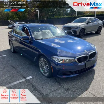 Blue 2020 BMW 5 Series 540i xDrive Sedan 4D for sale in West Bridgewater, MA