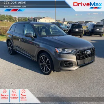 Gray 2021 Audi Q7 55 TFSI Premium Plus Sport Utility 4D for sale in West Bridgewater, MA
