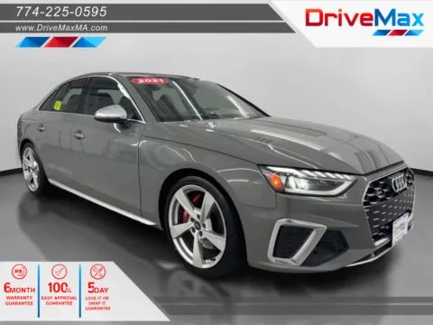 Gray 2021 Audi S4 Premium Plus Sedan 4D for sale in West Bridgewater, MA