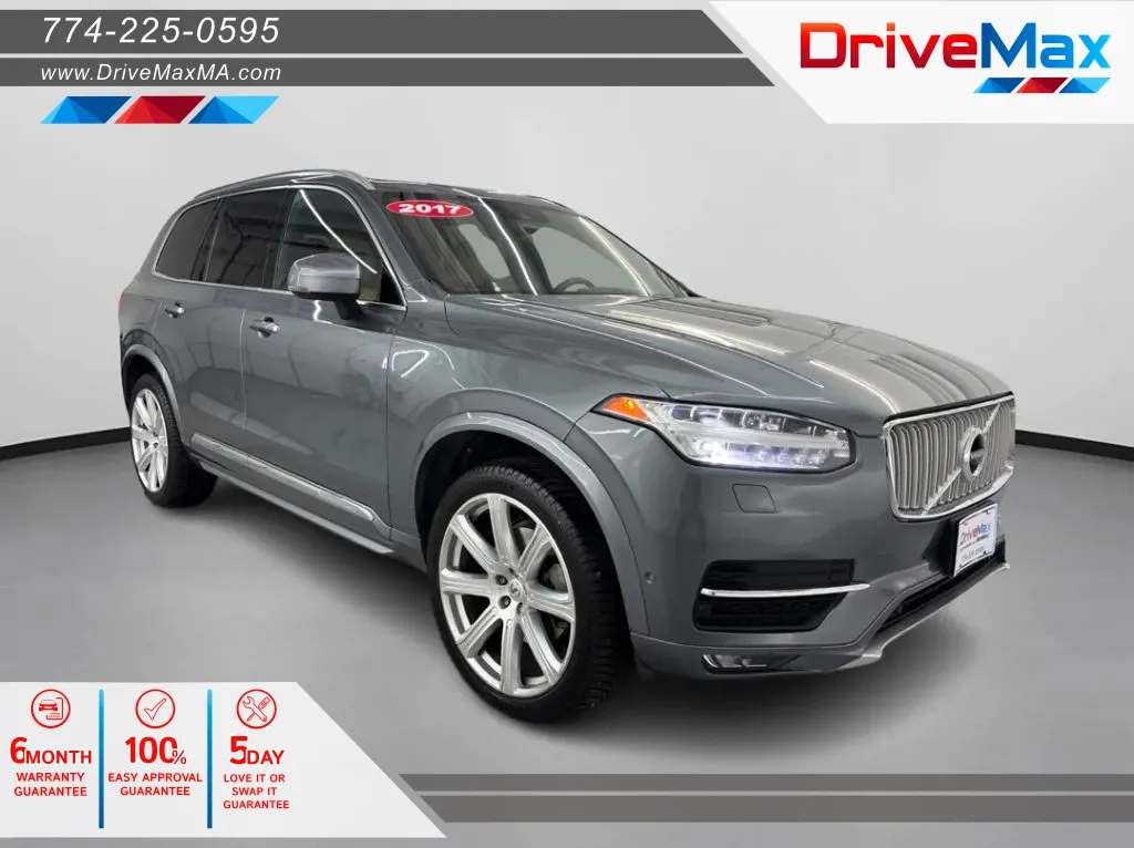 Gray 2017 Volvo XC90 T6 Inscription Sport Utility 4D for sale in West Bridgewater, MA