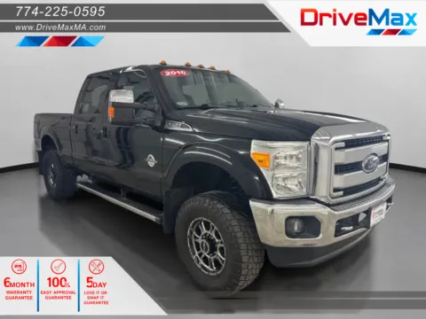 Black 2016 Ford F350 Super Duty Crew Cab Lariat Pickup 4D 6 3/4 ft for sale in West Bridgewater, MA