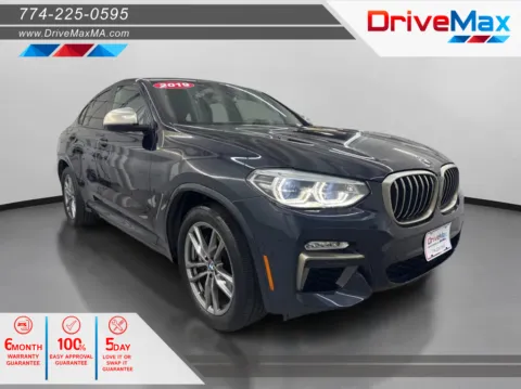 Blue 2019 BMW X4 M40i Sport Utility 4D for sale in West Bridgewater, MA
