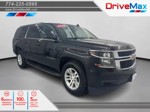Black 2019 Chevrolet Suburban LT Sport Utility 4D for sale in West Bridgewater, MA