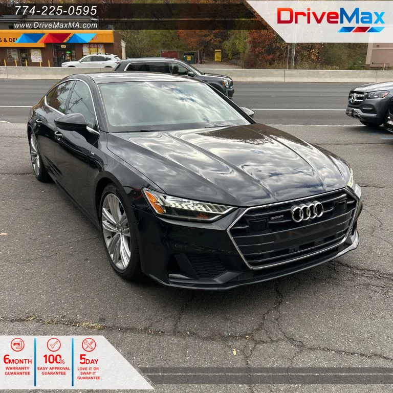 Black 2019 Audi A7 Premium Plus Sedan 4D for sale in West Bridgewater, MA