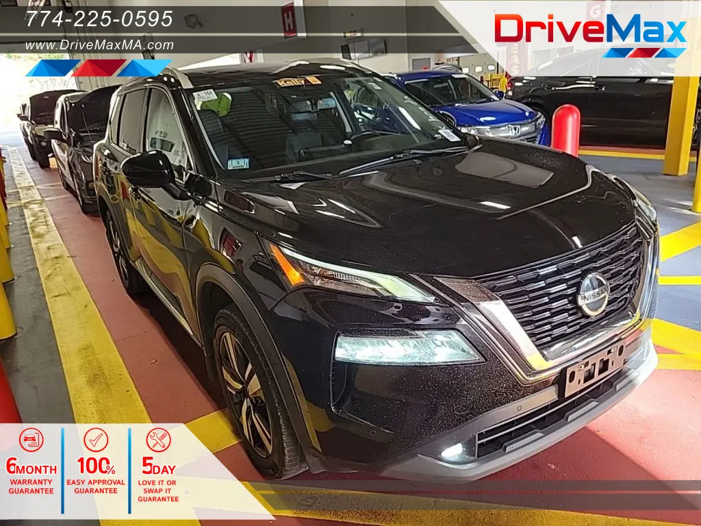 Black 2021 Nissan Rogue SL Sport Utility 4D for sale in West Bridgewater, MA