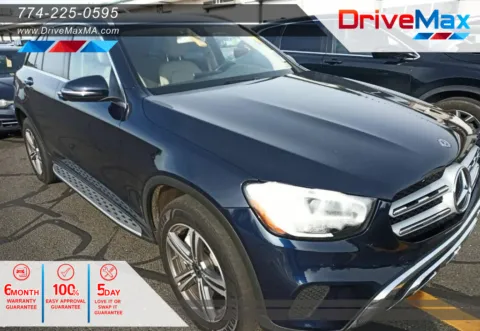 Blue 2020 Mercedes-Benz GLC 300 4MATIC Sport Utility 4D for sale in West Bridgewater, MA