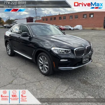 Black 2019 BMW X4 xDrive30i Sport Utility 4D for sale in West Bridgewater, MA