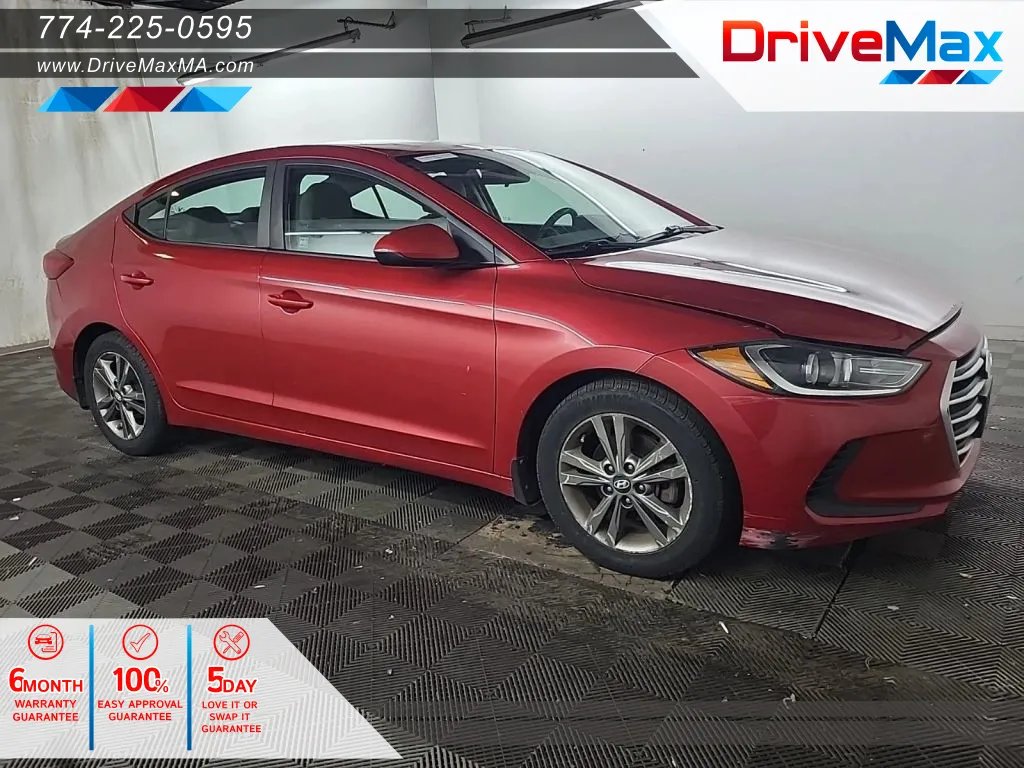 Red 2018 Hyundai Elantra SEL Sedan 4D for sale in West Bridgewater, MA