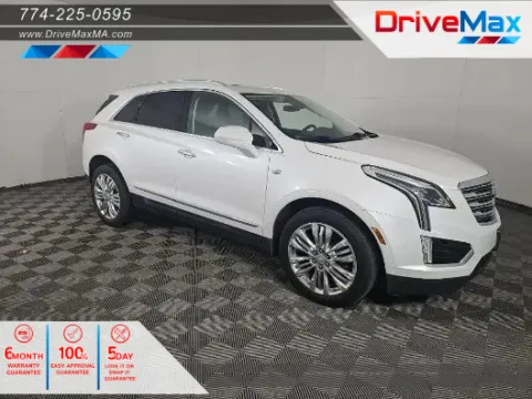 White 2017 Cadillac XT5 Premium Luxury Sport Utility 4D for sale in West Bridgewater, MA