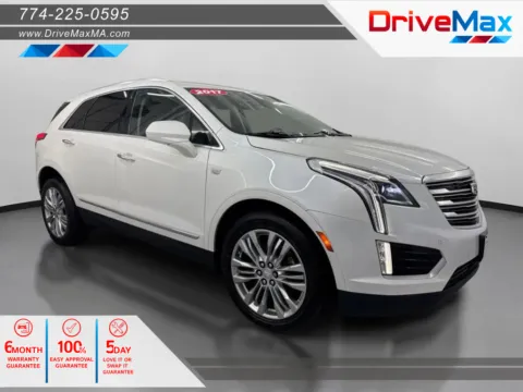 White 2017 Cadillac XT5 Premium Luxury Sport Utility 4D for sale in West Bridgewater, MA